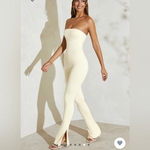Oh Polly ivory jumpsuit